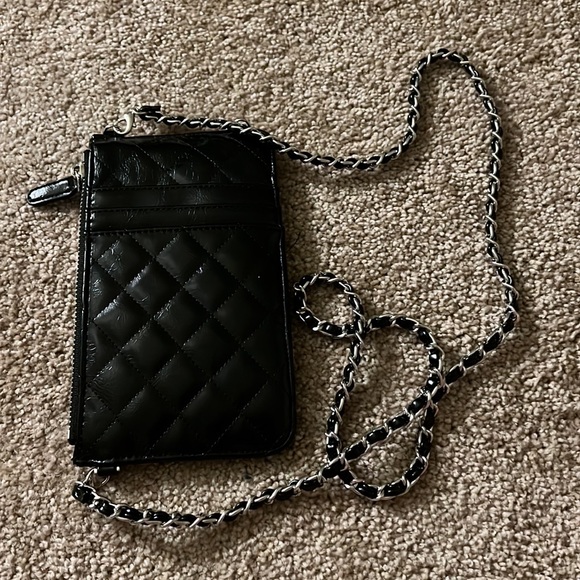 Quilt pattern wallet crossbody - Picture 2 of 3